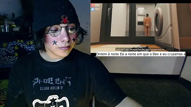 Cutie_Sam webkamerás műsora