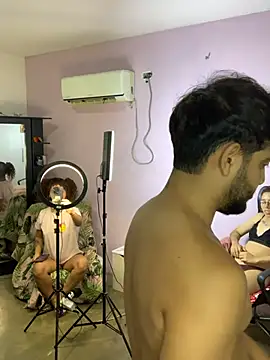 Show de 3wayX na webcam