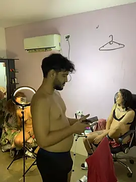 Show de 3wayX na webcam