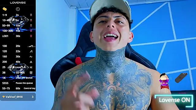 Show modela KevinSanchez420 na web-kameri