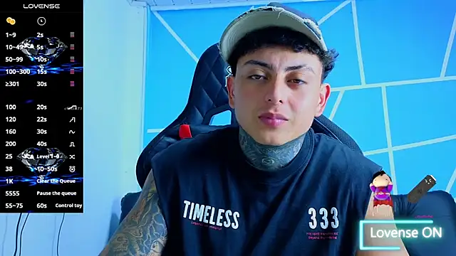 Show modela KevinSanchez420 na web-kameri