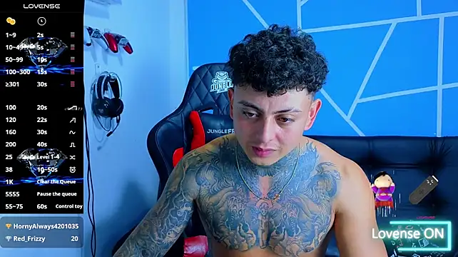 Show modela KevinSanchez420 na web-kameri