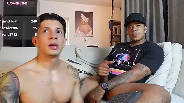 Show modela Blakeandbart12 na web-kameri