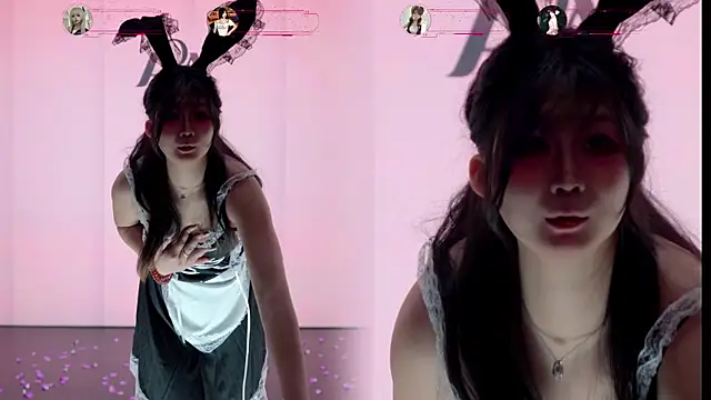 Show de AOA-001 na webcam