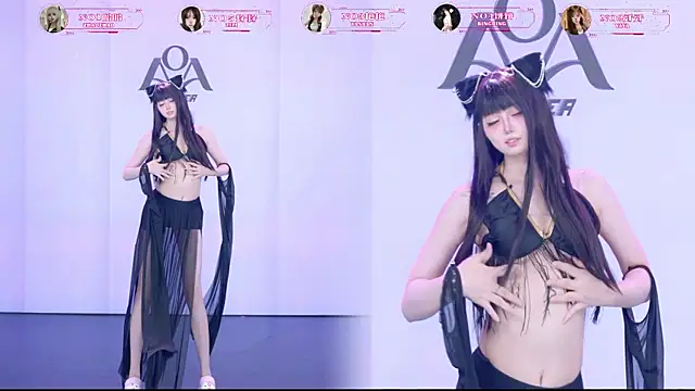 AOA-001のウェブカメラショー