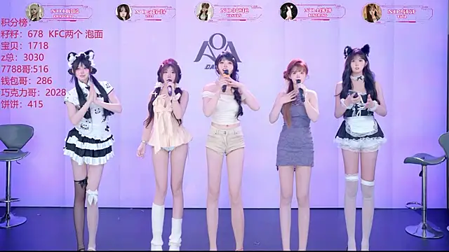 AOA-001のウェブカメラショー