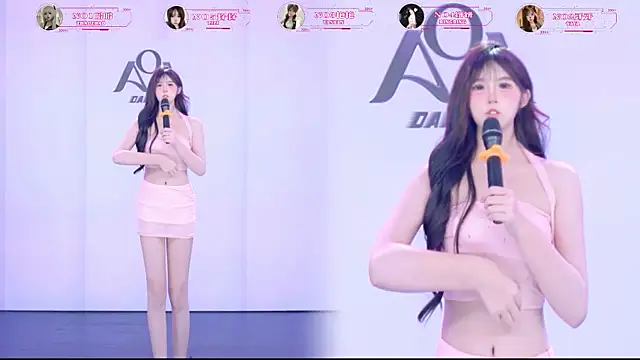Show de AOA-001 na webcam