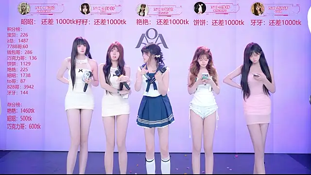 AOA-001のウェブカメラショー