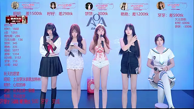 AOA-001のウェブカメラショー