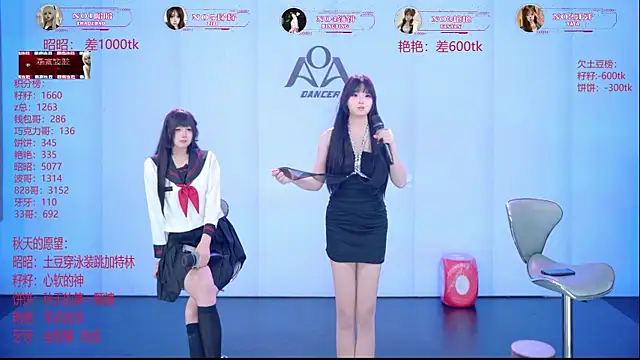 AOA-001のウェブカメラショー