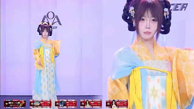 AOA-001のウェブカメラショー