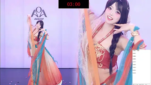 AOA-001のウェブカメラショー