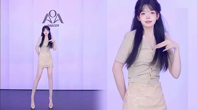 Show de AOA-001 na webcam