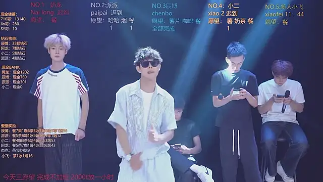 Show de NCT-111 na webcam