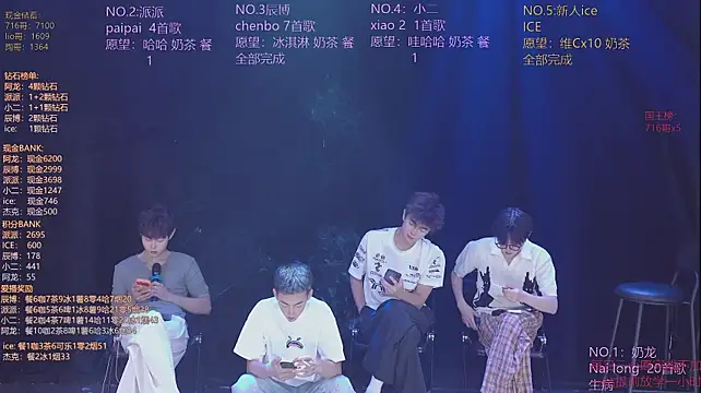 NCT-111のウェブカメラショー