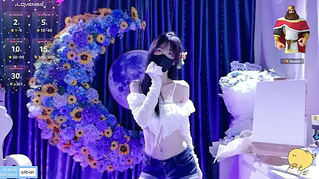 Show de Your-Sunshinee na webcam
