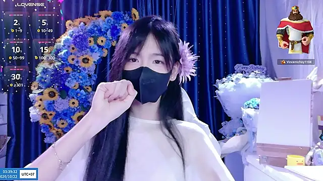 Show de Your-Sunshinee na webcam