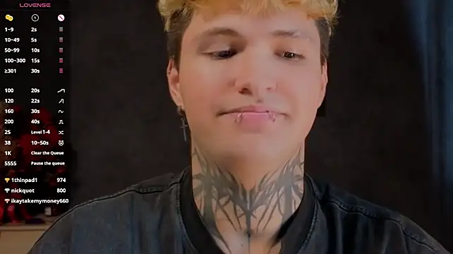 Show modela JonnyDarkk na web-kameri