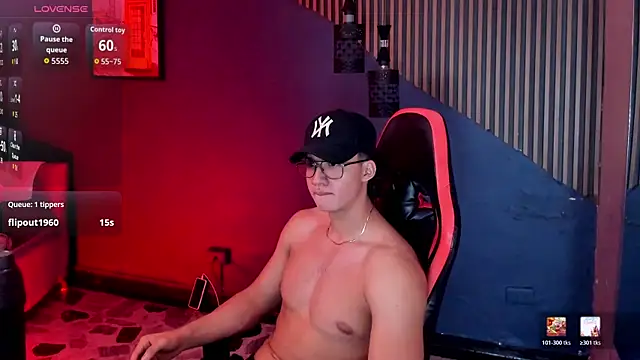 Show de Axxel_Muscle na webcam