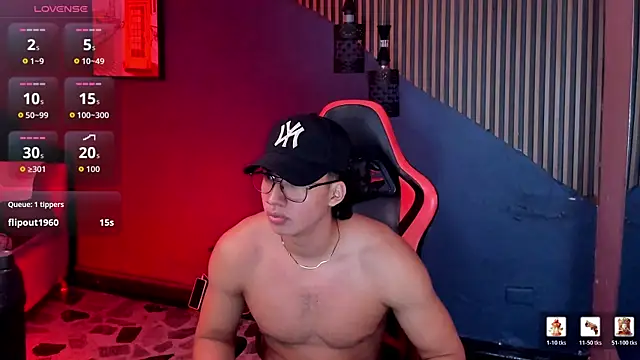 Axxel_Muscle webcam show