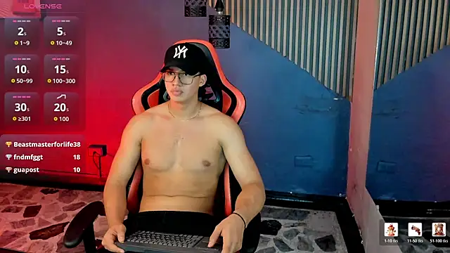 Axxel_Muscle Pertunjukan Webcam