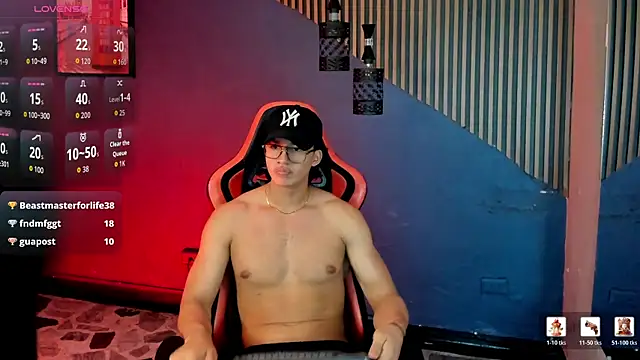 Show de Axxel_Muscle na webcam