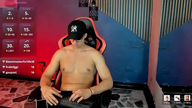 Axxel_Muscle Шоу с уебкамера