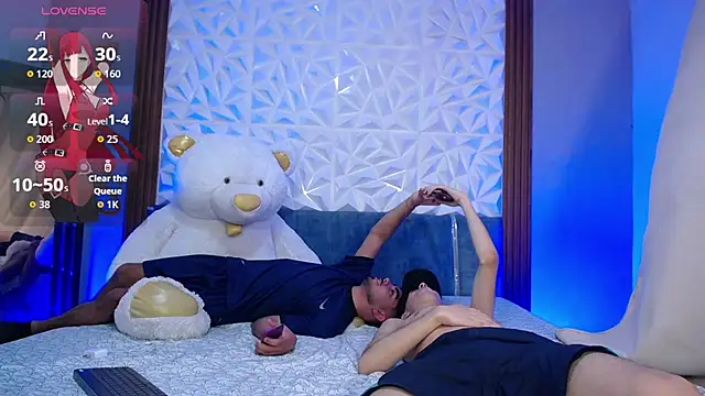 Show de Michael_and_twinkk na webcam