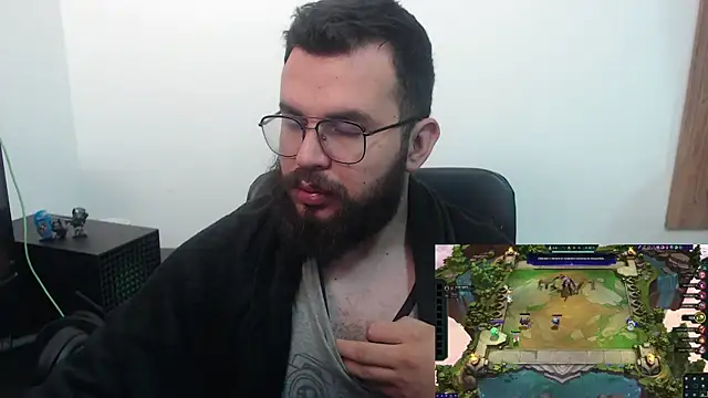 Show de 3d_amigo na webcam