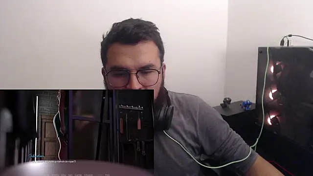 Show de 3d_amigo na webcam