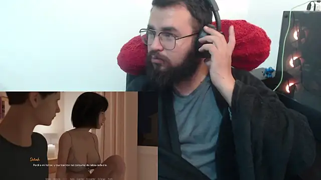 Show de 3d_amigo na webcam