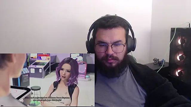 Show de 3d_amigo na webcam