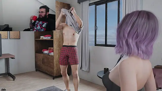 Show de 3d_amigo na webcam