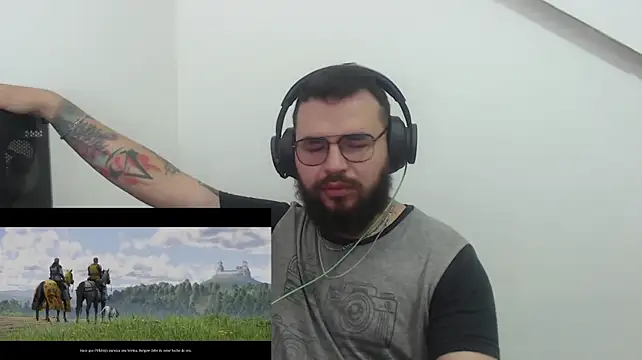 Show de 3d_amigo na webcam