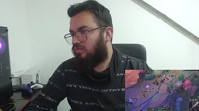 Show de 3d_amigo na webcam