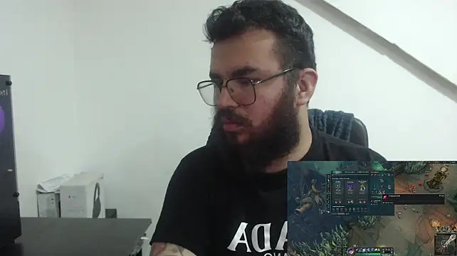 Show de 3d_amigo na webcam