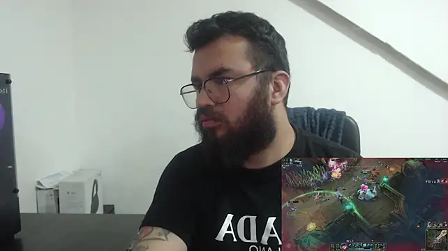Show de 3d_amigo na webcam