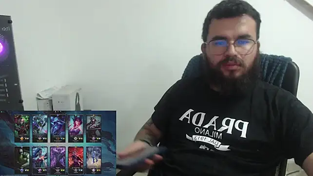 Show modela 3d_amigo na web-kameri