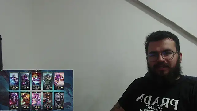 Show de 3d_amigo na webcam