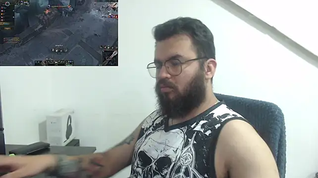 Show de 3d_amigo na webcam