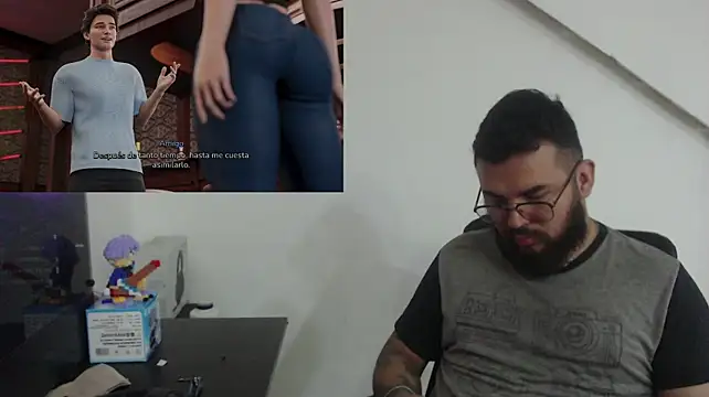 Show modela 3d_amigo na web-kameri