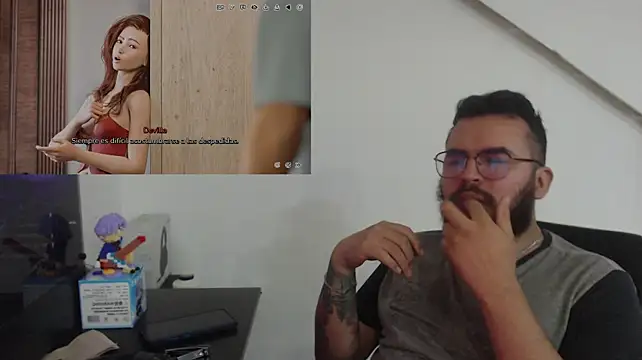 Show de 3d_amigo na webcam