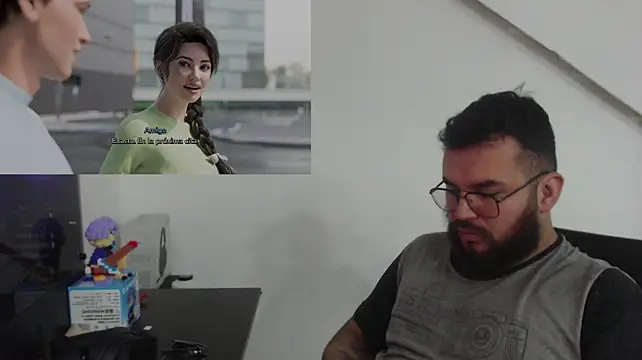 Show modela 3d_amigo na web-kameri