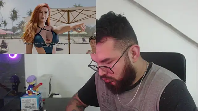 Show de 3d_amigo na webcam