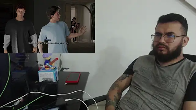 Show modela 3d_amigo na web-kameri