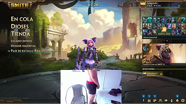 Show de Patrick_Games na webcam