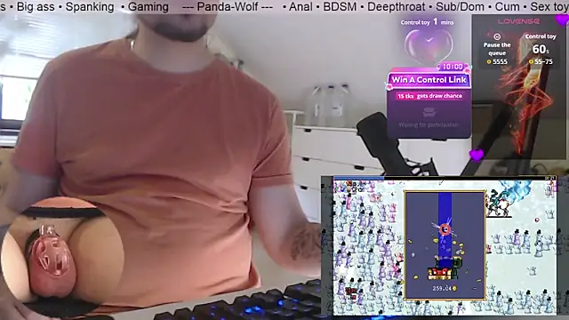 Panda-WolfX: вебкам-шоу