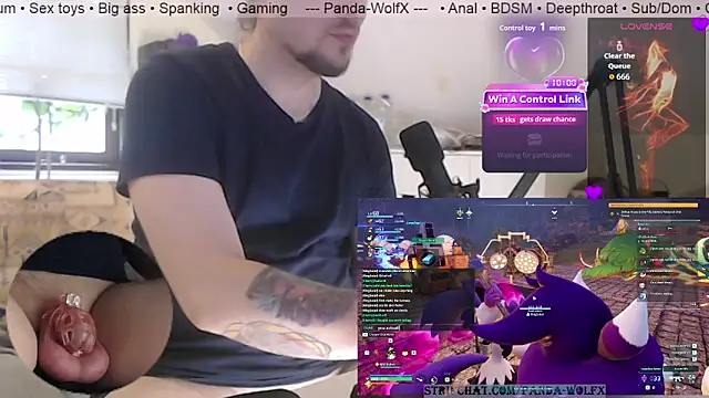 Webkamerová show Panda-WolfX