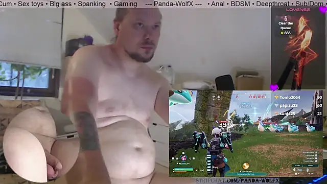 Panda-WolfX webcam show