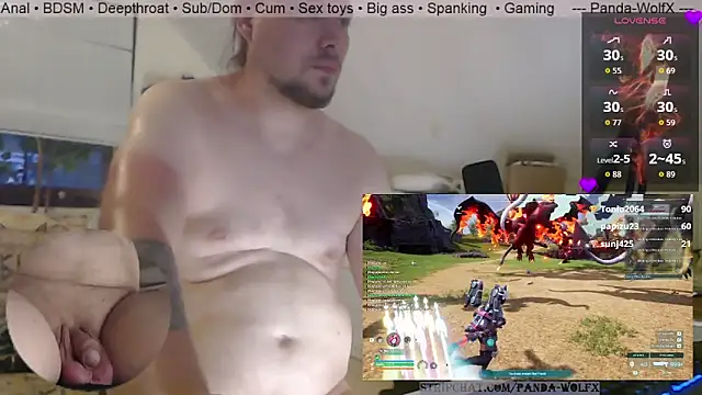Panda-WolfX webcam show
